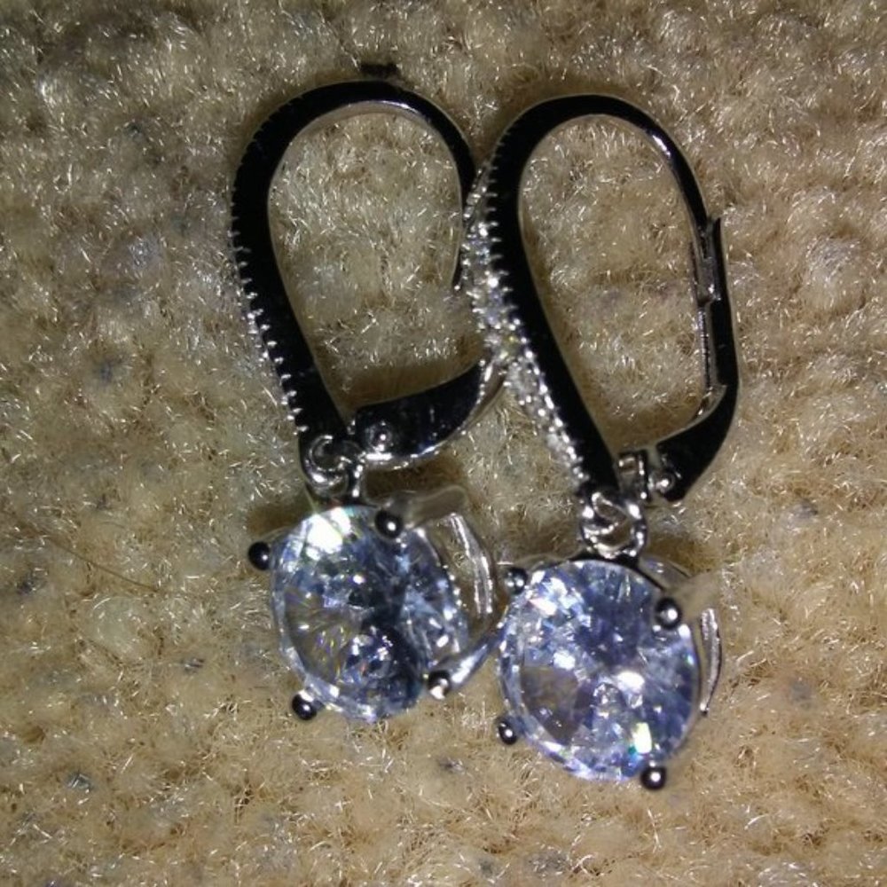 15K silver stirling earrings
